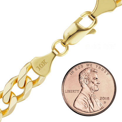 Panzerkette aus 10-karätigem Gelbgold