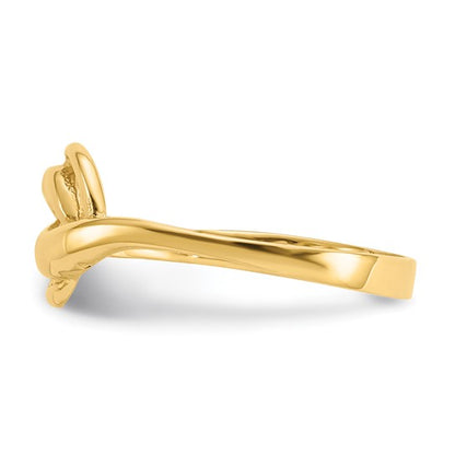 Gold Double Loop Ring
