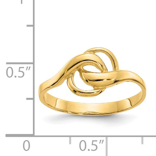 Gold Double Loop Ring
