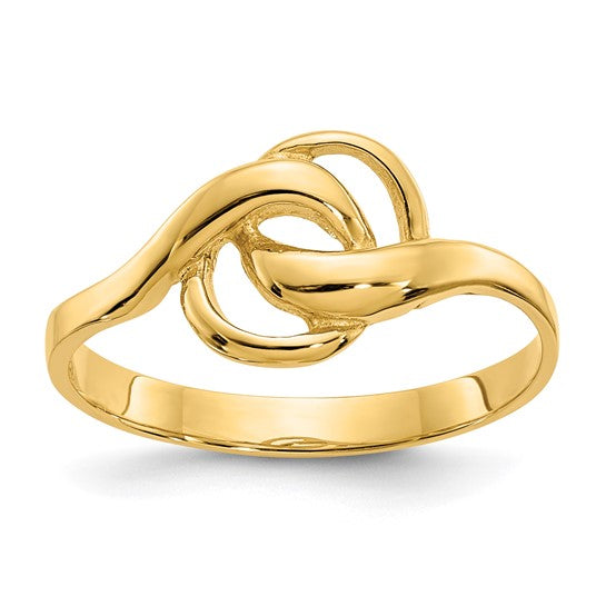 Gold Double Loop Ring