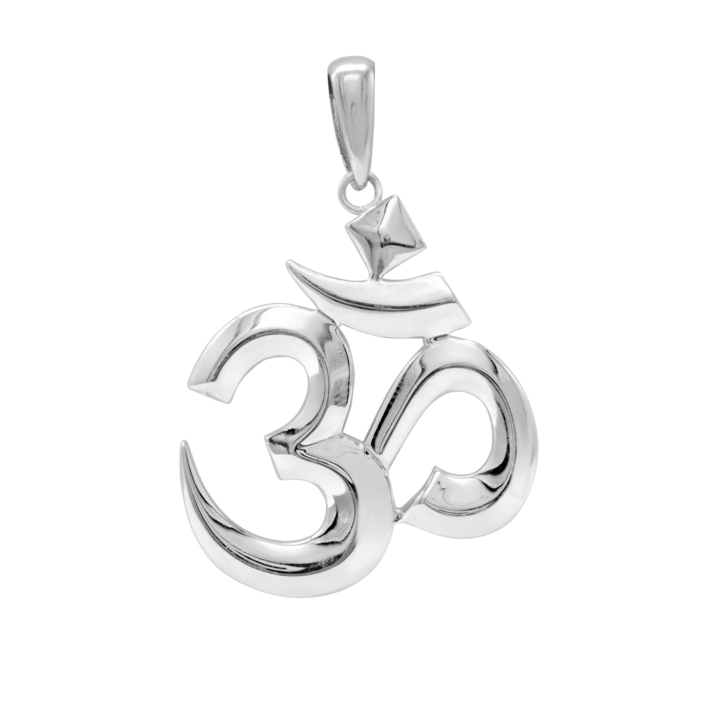 Hinduistischer Om-Anhänger aus 14-karätigem Gelbgold