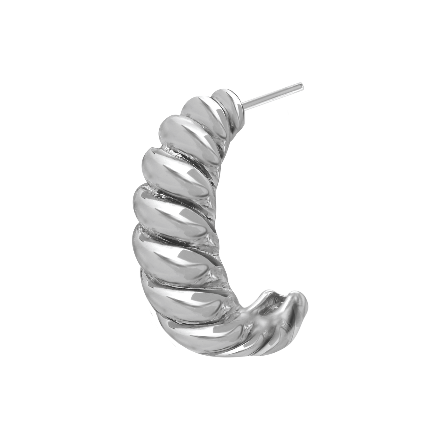 Croissant-Ohrringe aus 14-karätigem Gold