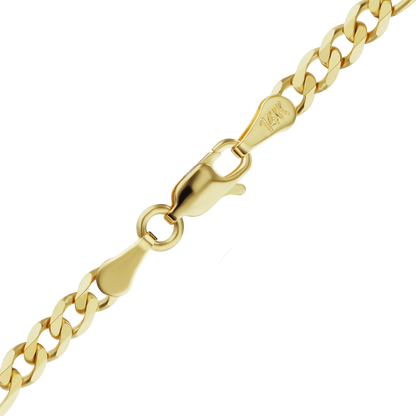 Klassisches Figaro-Armband aus 14-karätigem Gelbgold