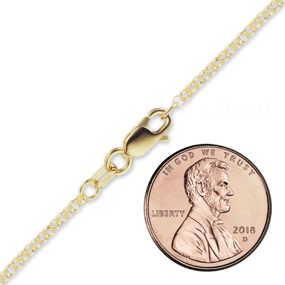 Rolo-Armband aus 14-karätigem Gelbgold