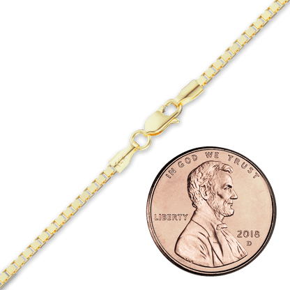 Venezianisches Box-Armband aus 14-karätigem Gelbgold