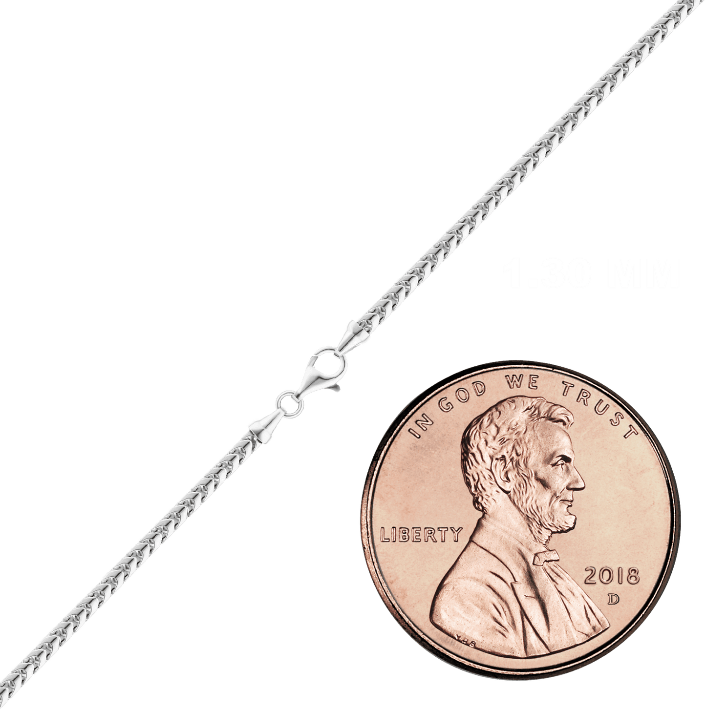 Franco-Halskette aus Sterlingsilber