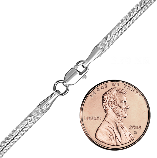 Flexibles Fischgräten-Fußkettchen aus Sterlingsilber