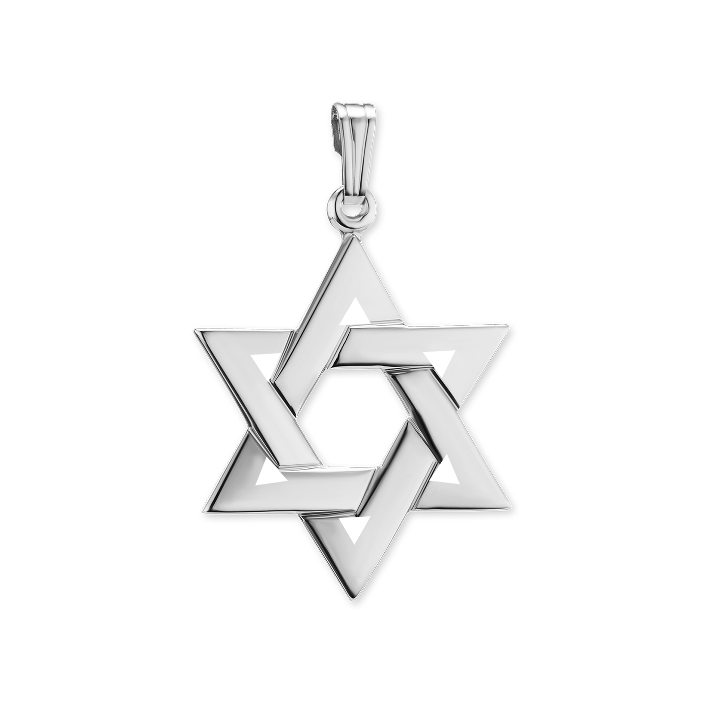 Davidstern-Anhänger aus Sterlingsilber