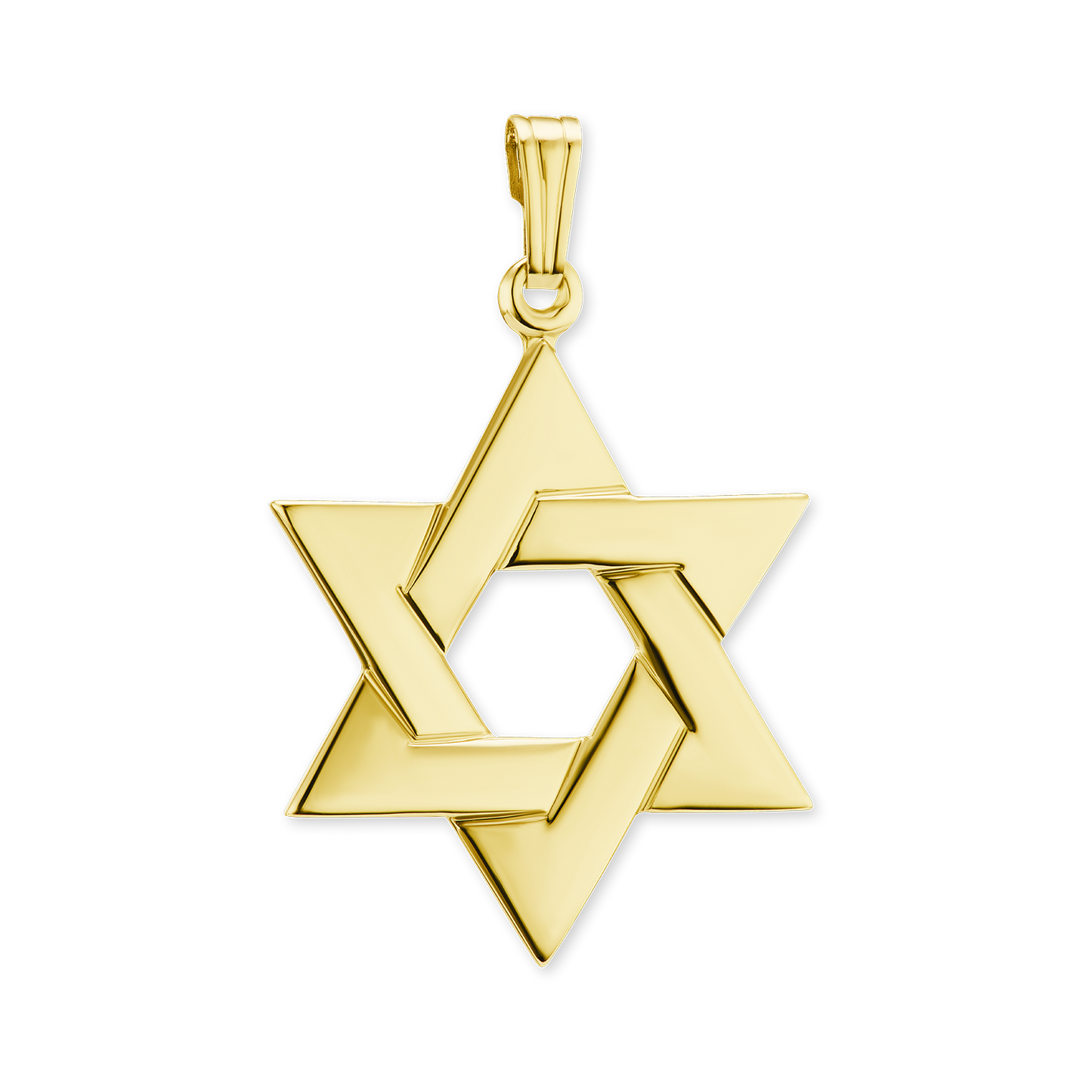 Davidstern-Anhänger aus Sterlingsilber