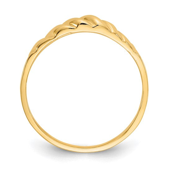 10K/14K Gold Valley Dome Ring