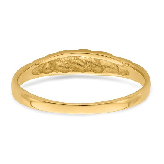 10K/14K Gold Valley Dome Ring