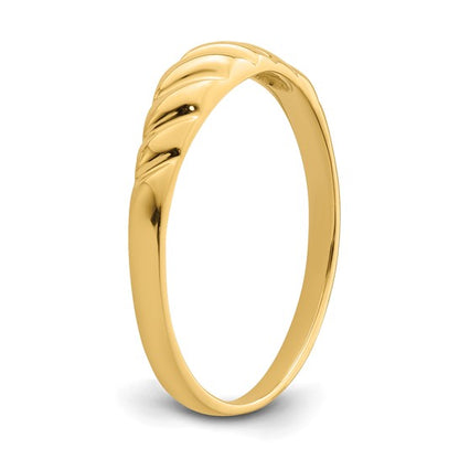 10K/14K Gold Valley Dome Ring