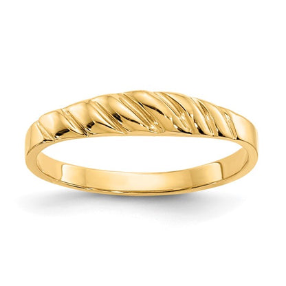 10K/14K Gold Valley Dome Ring