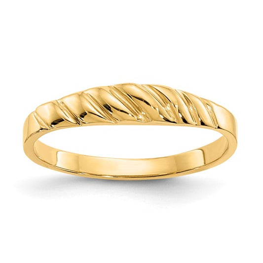 10K/14K Gold Valley Dome Ring