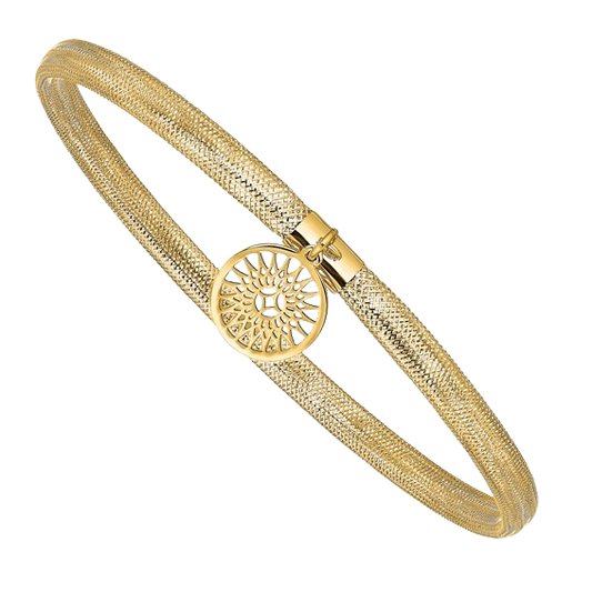 14K Sonnenanhänger Stretch-Armreif