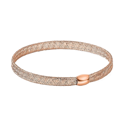 Stretch-Armreif aus 14-karätigem Roségold – 5 mm