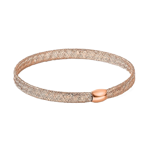 Stretch-Armreif aus 14-karätigem Roségold – 5 mm