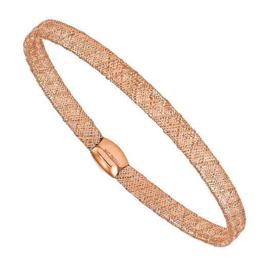 Stretch-Armreif aus 14-karätigem Roségold – 5 mm