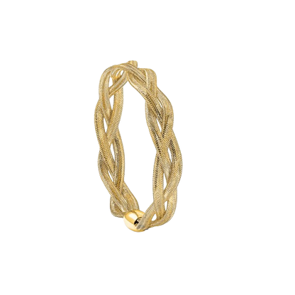 Stretch-Armreif aus 14-karätigem Gelbgold