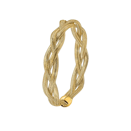 Stretch-Armreif aus 14-karätigem Gelbgold