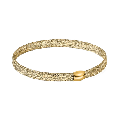 Stretch-Armreif aus 14-karätigem Gelbgold – 5 mm