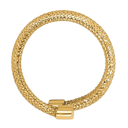 Netzring aus 14-karätigem Gelbgold