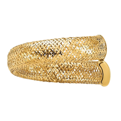 Netzring aus 14-karätigem Gelbgold