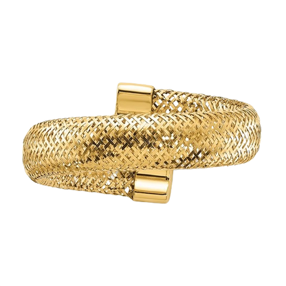 Netzring aus 14-karätigem Gelbgold