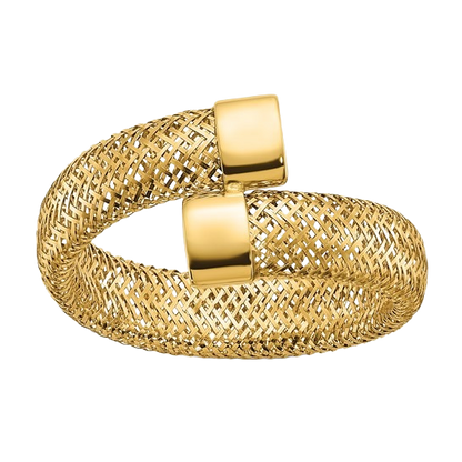 Netzring aus 14-karätigem Gelbgold