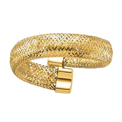 Netzring aus 14-karätigem Gelbgold