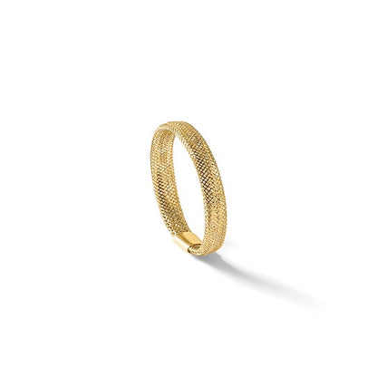 14K Yellow Gold Mesh Stretch Ring