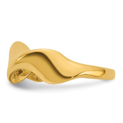 Gold Flip-Wave Ring