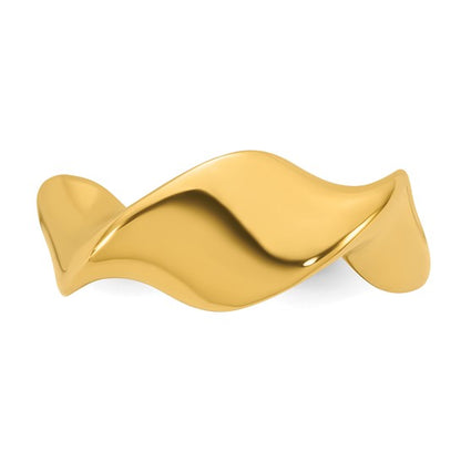 Gold Flip-Wave Ring