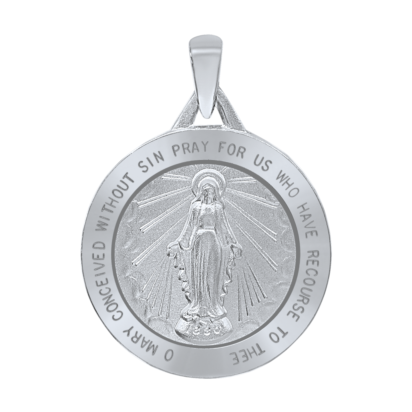 Wundermedaille aus Sterlingsilber