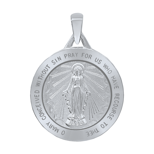 Wundermedaille aus Sterlingsilber