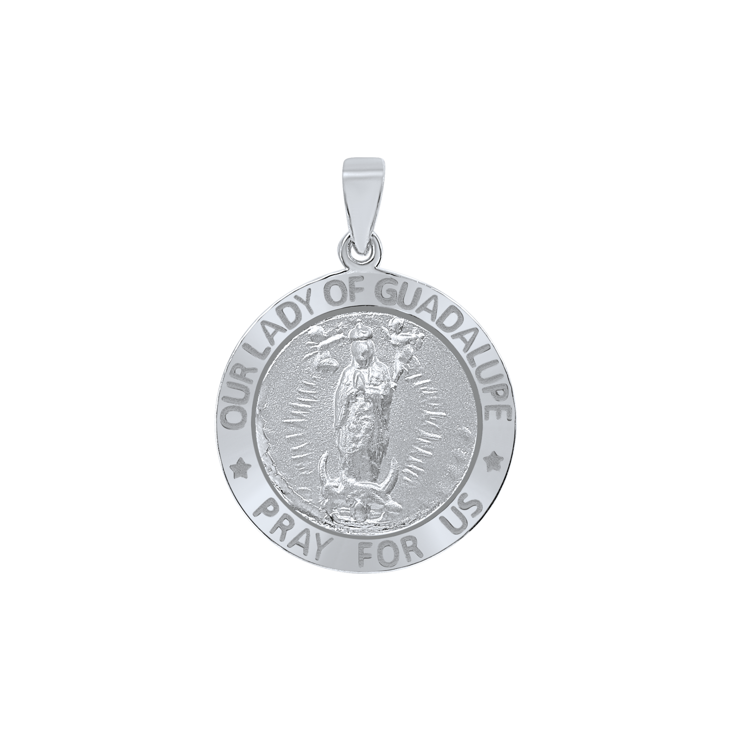 Medaillon Unserer Lieben Frau von Guadalupe aus Sterlingsilber - Virgen de Guadalupe