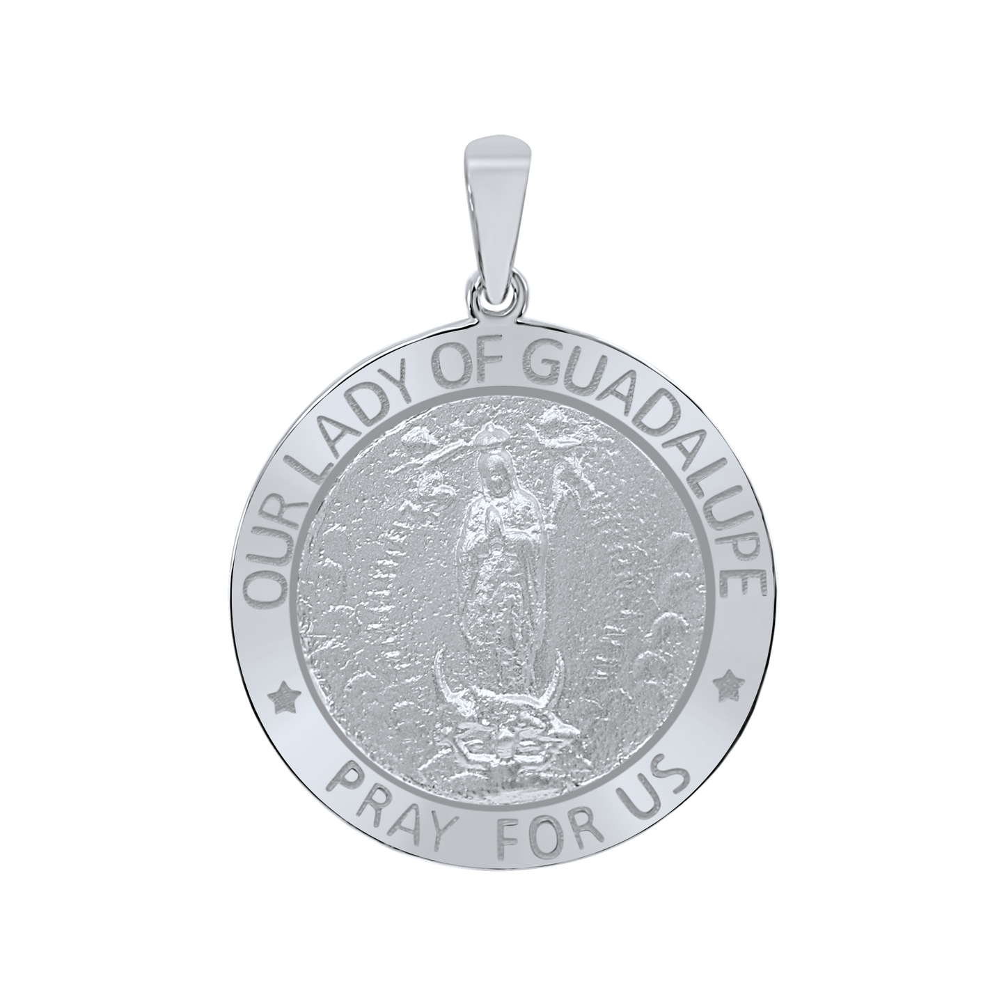 Medaillon Unserer Lieben Frau von Guadalupe aus Sterlingsilber - Virgen de Guadalupe