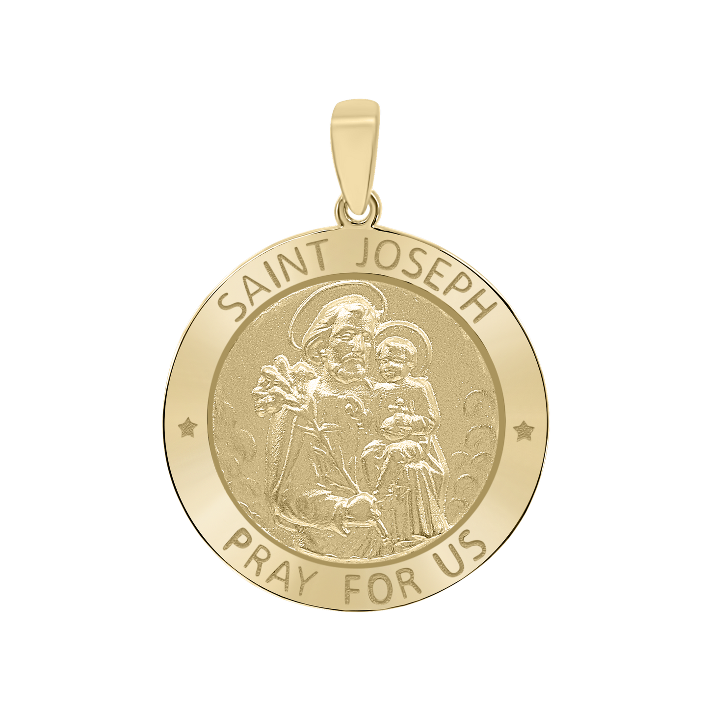 St.-Josephs-Medaille aus 14-karätigem Gelbgold – San José