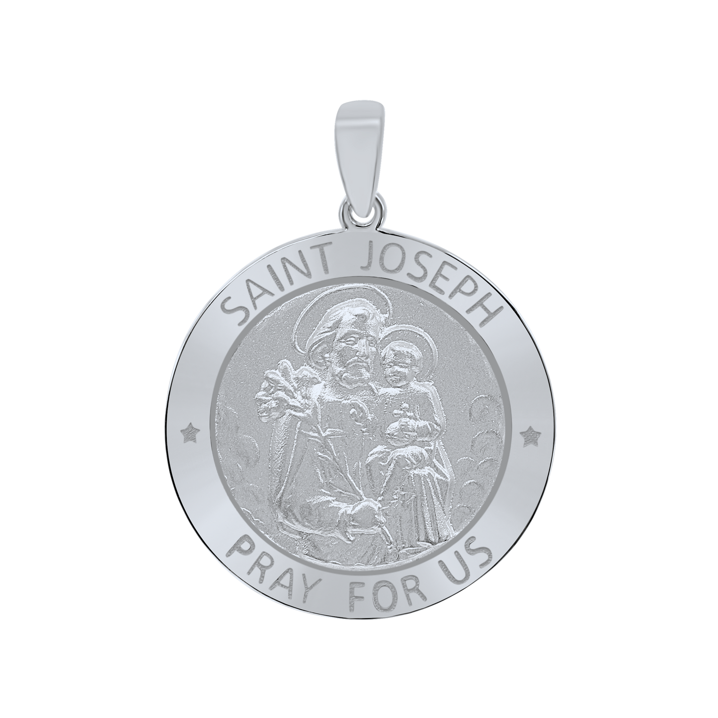 St.-Josephs-Medaille aus Sterlingsilber – San José