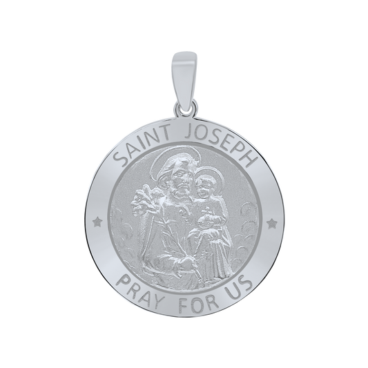 St.-Josephs-Medaille aus Sterlingsilber – San José