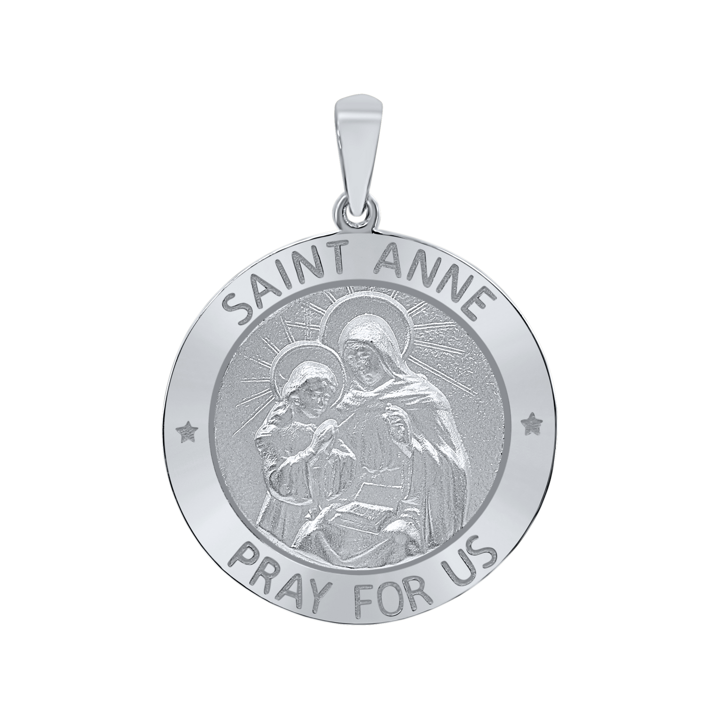 St.-Anna-Medaille aus Sterlingsilber – Santa Ana