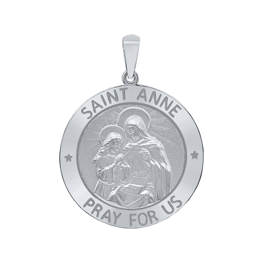 St.-Anna-Medaille aus Sterlingsilber – Santa Ana
