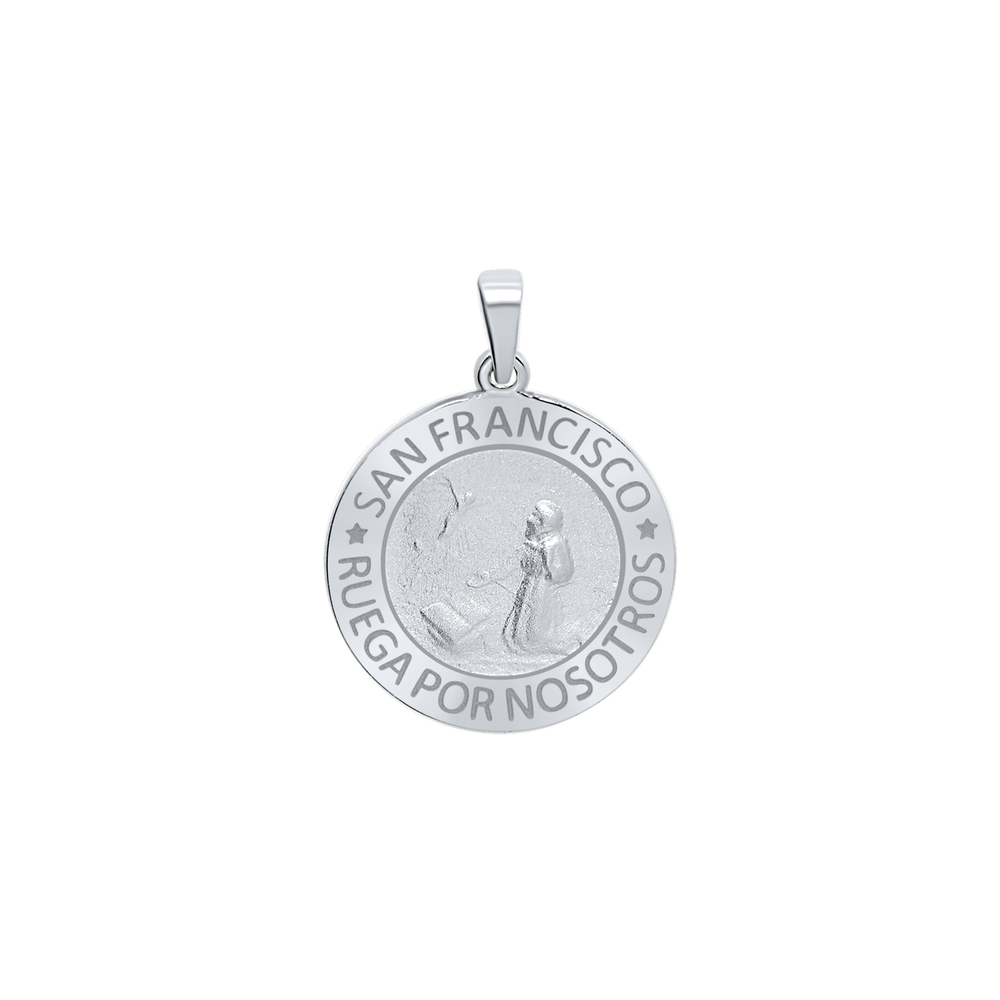Runde San Francisco Medaille 5/ - aus Sterlingsilber
