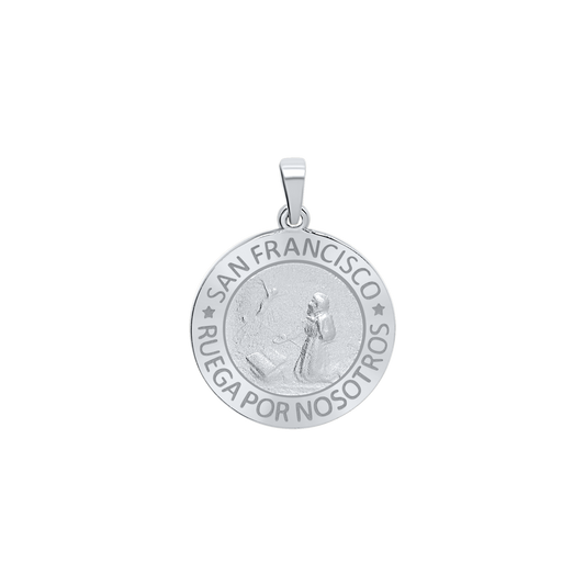 Runde San Francisco Medaille 5/ - aus Sterlingsilber