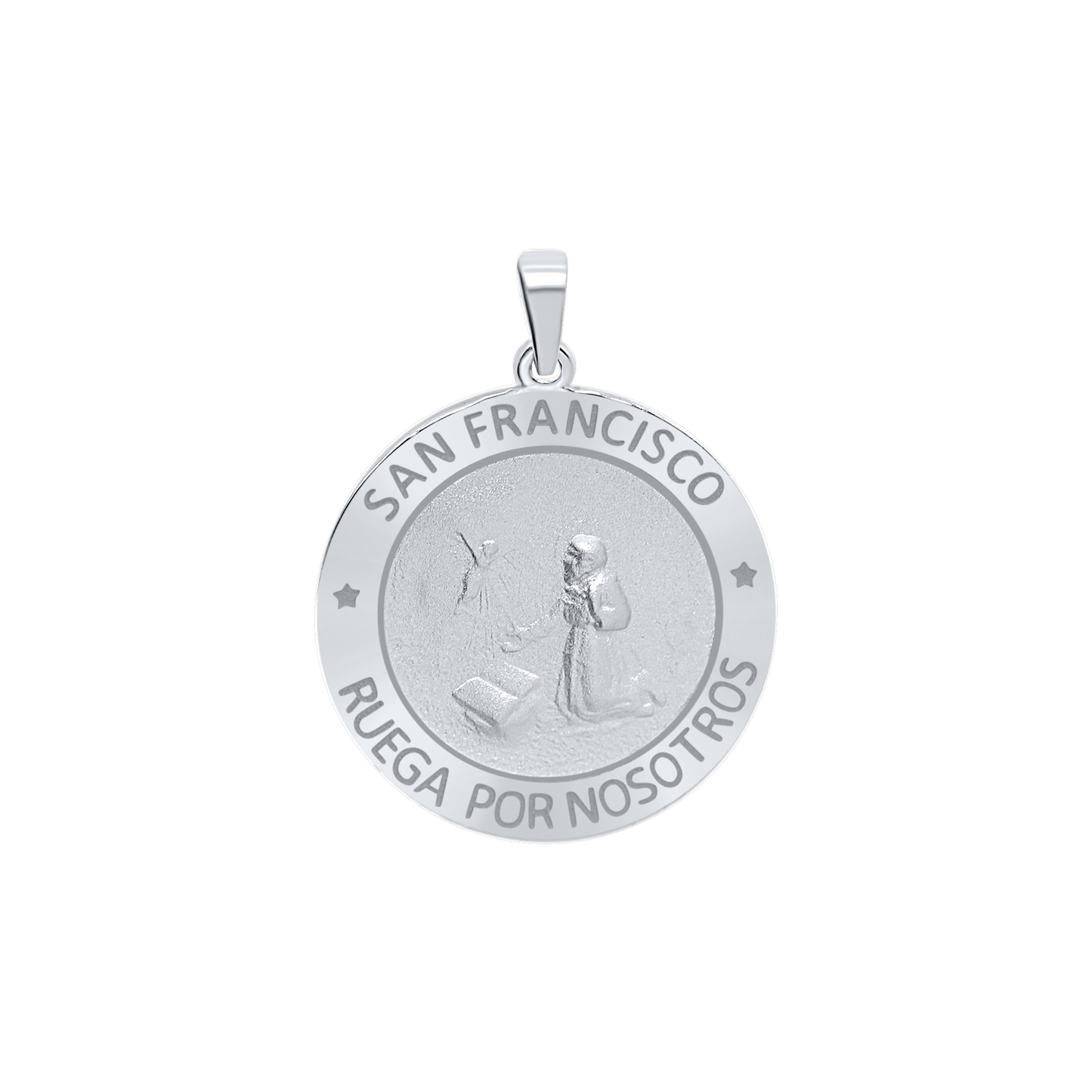 Runde San Francisco Medaille 5/ - aus Sterlingsilber