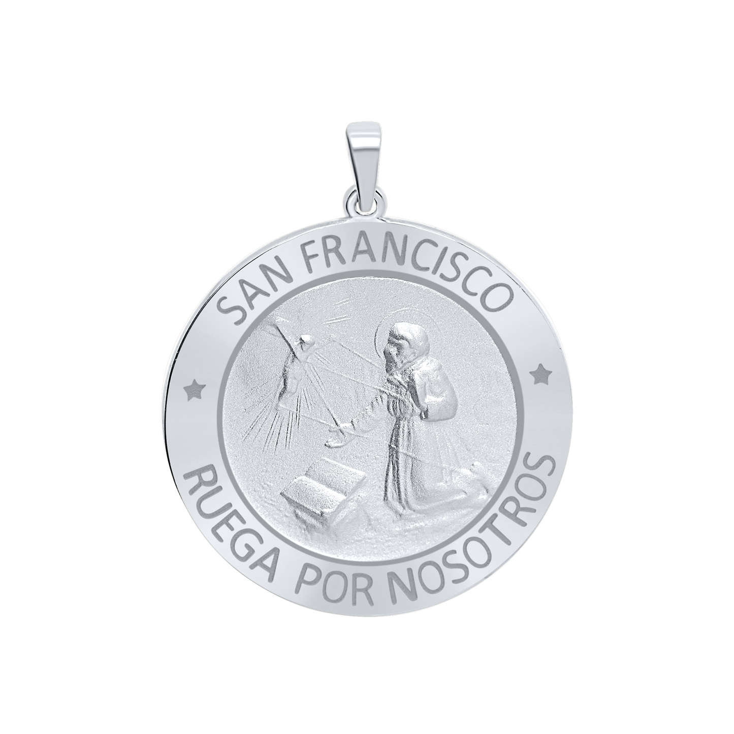 Runde San Francisco Medaille 5/ - aus Sterlingsilber