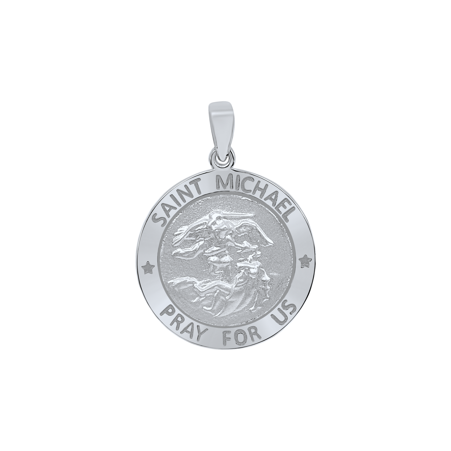 Medaillon des Erzengels Michael aus Sterlingsilber - San Miguel Arcángel