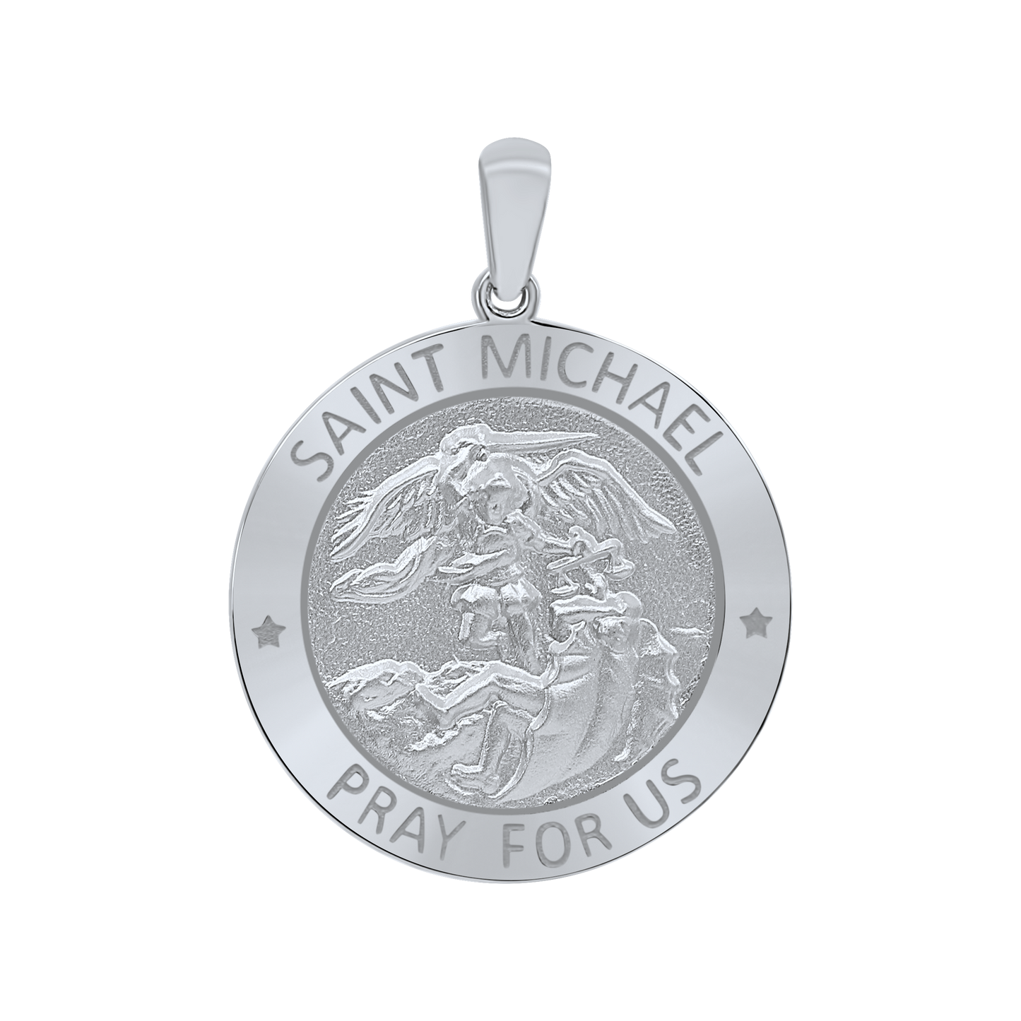 Medaillon des Erzengels Michael aus Sterlingsilber - San Miguel Arcángel