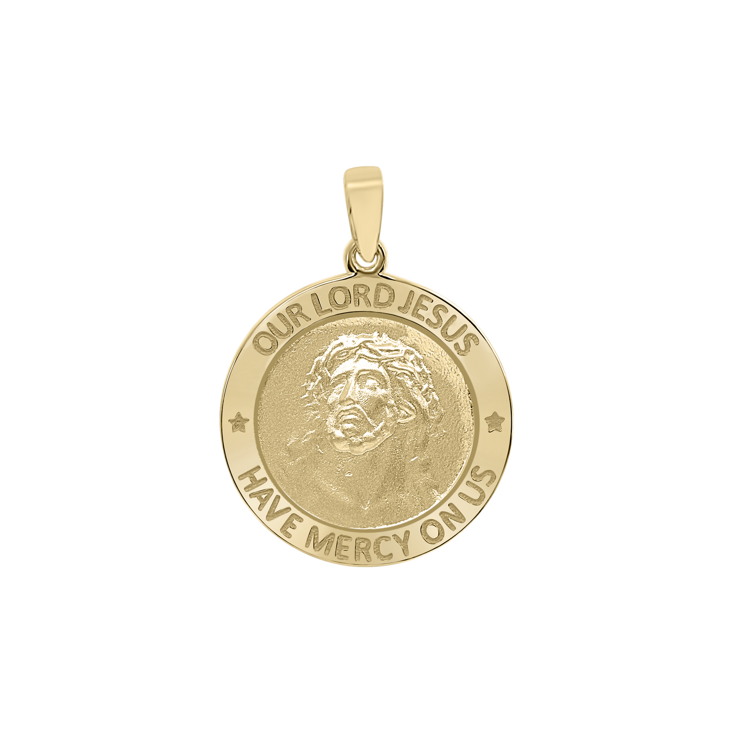 Medaillon „Unser Herr Jesus Christus“ aus 14-karätigem Gelbgold – Nuestro Señor Jesús