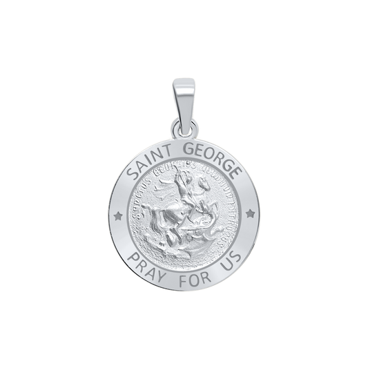 St.-Georgs-Medaille aus Sterlingsilber - San Jorge